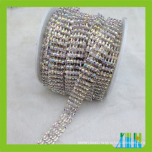 colorful sew on crystal AB color rhinestone cup chains